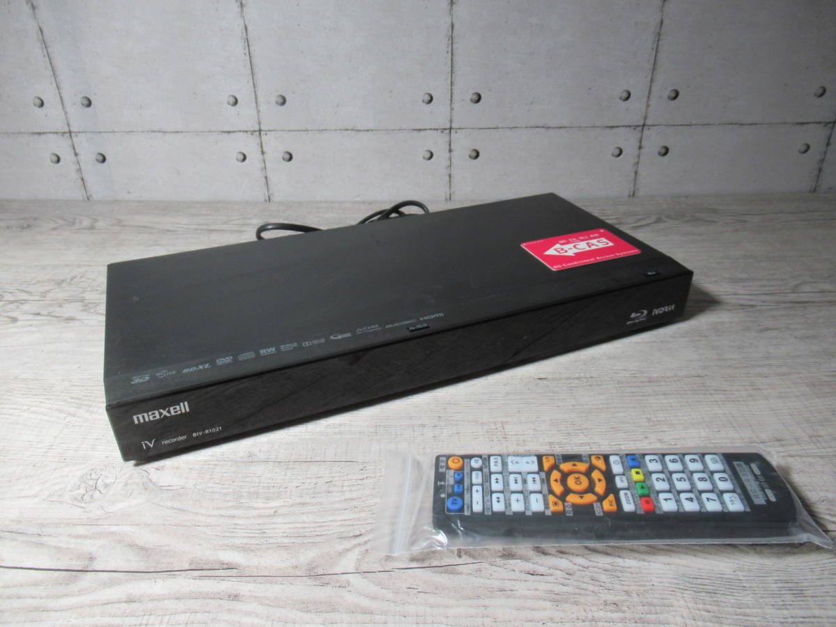 ♪♪動作確認済 maxell iVDRスロット搭載 2番組同時録画 アイヴィ