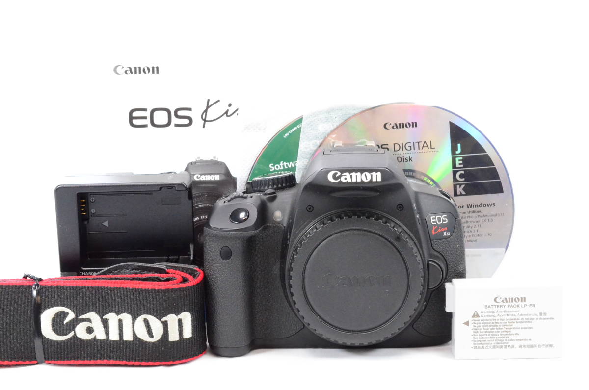 現品限り一斉値下げ！ デジタル一眼レフカメラ キヤノン Canon EOS （t985） KISSX6i-BODY ボディ X6i Kiss キヤノン