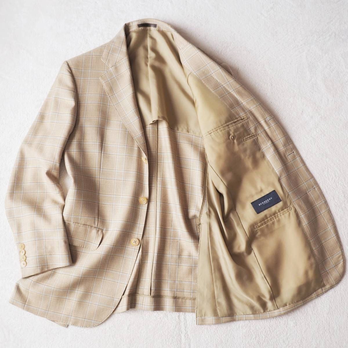 圧巻の上質感☆シルク混ウール BURBERRY LONDON バーバリーロンドン