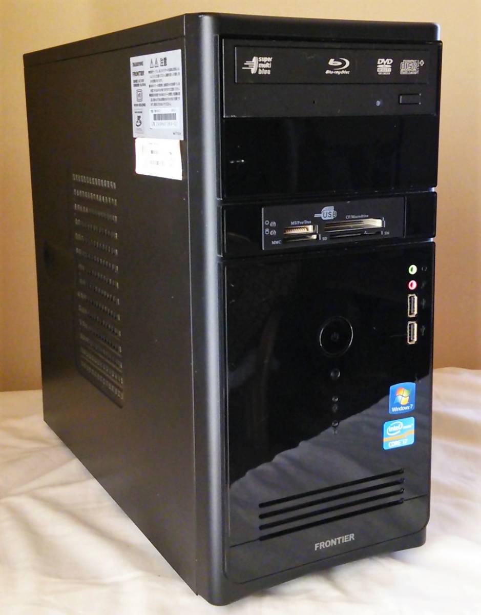 お気に入り】 Frontier デスクトップパソコン本体 メモリー8GB