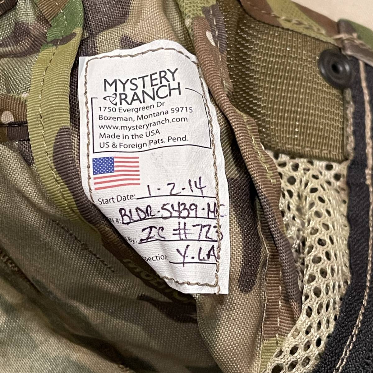 非売品 新品未使用 MYSTERY RANCH MILITARY PRC-117G Radio Pouch ラジオポーチ マルチカム Multicam MADE IN USA ミステリーランチ