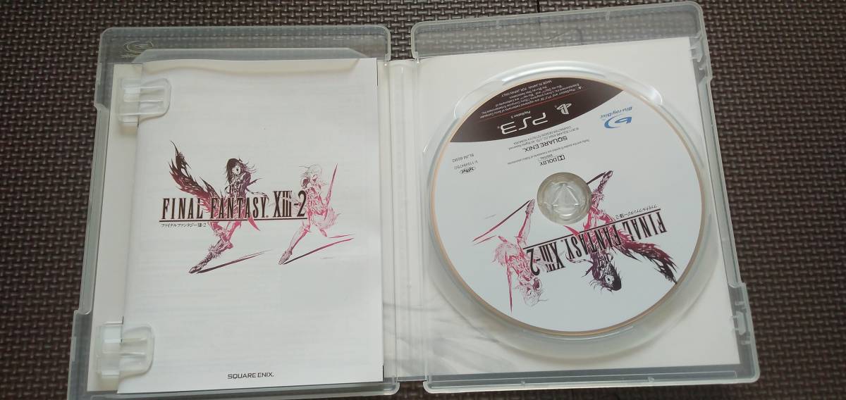 ファイナルファンタジー　XⅢ-2　ソフト　★ PS3 FF FINAL FANTASY XⅢ-2　購入時付属用紙あり_画像3