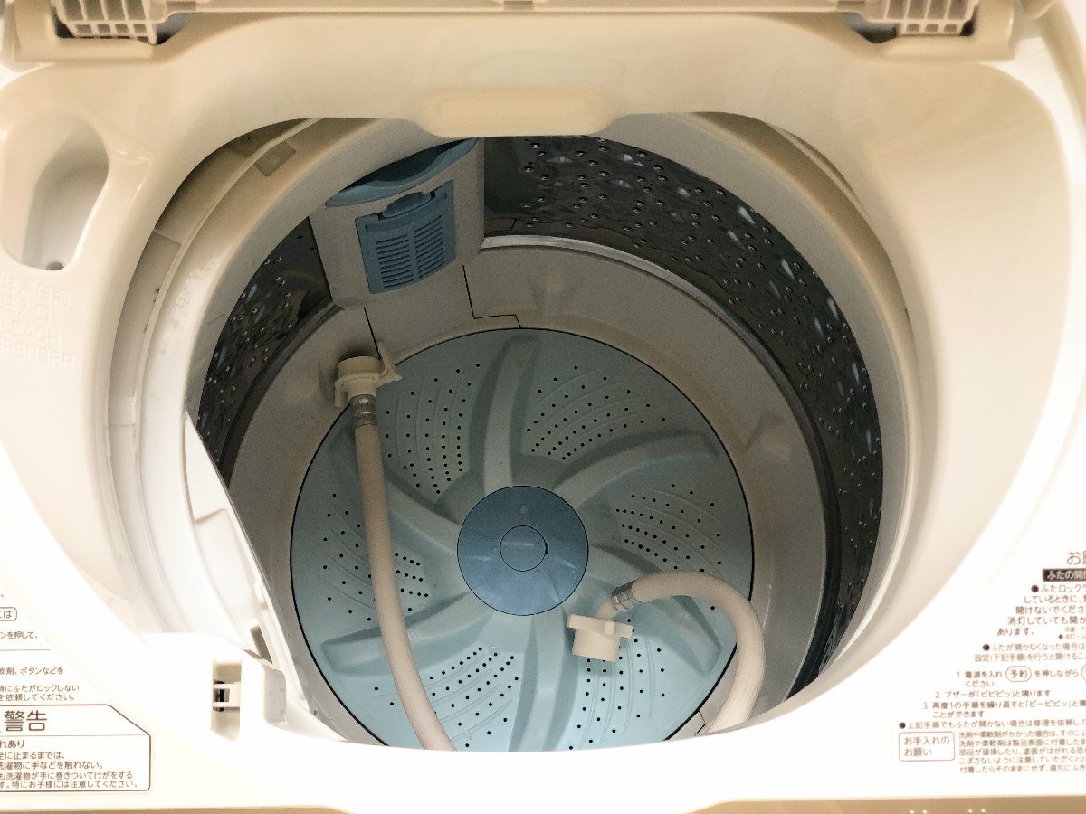 □東芝/TOSHIBA□全自動洗濯機 6.0kg AW-6G8(W) グランホワイト 2020年