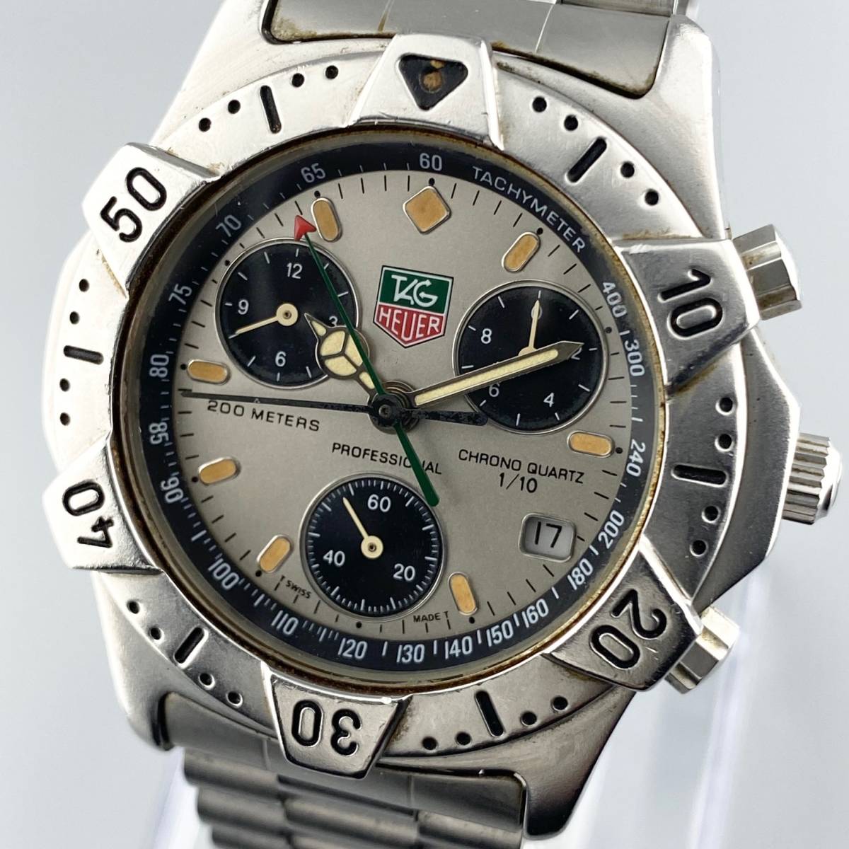 1円〜TAG HEUER タグ ホイヤー 腕時計 メンズ クロノグラフ