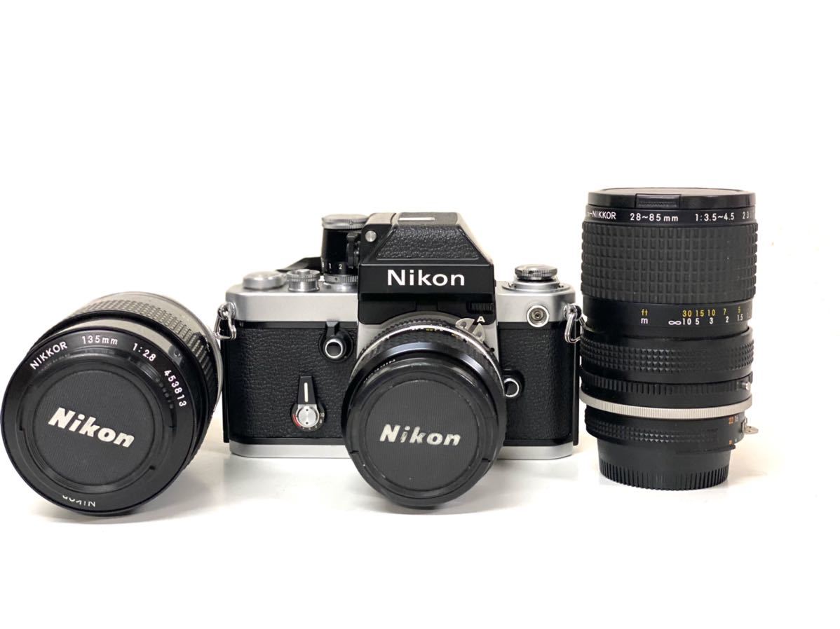 良品 Nikon ニコン F2 フォトミック フィルムカメラボディ レンズ 3個