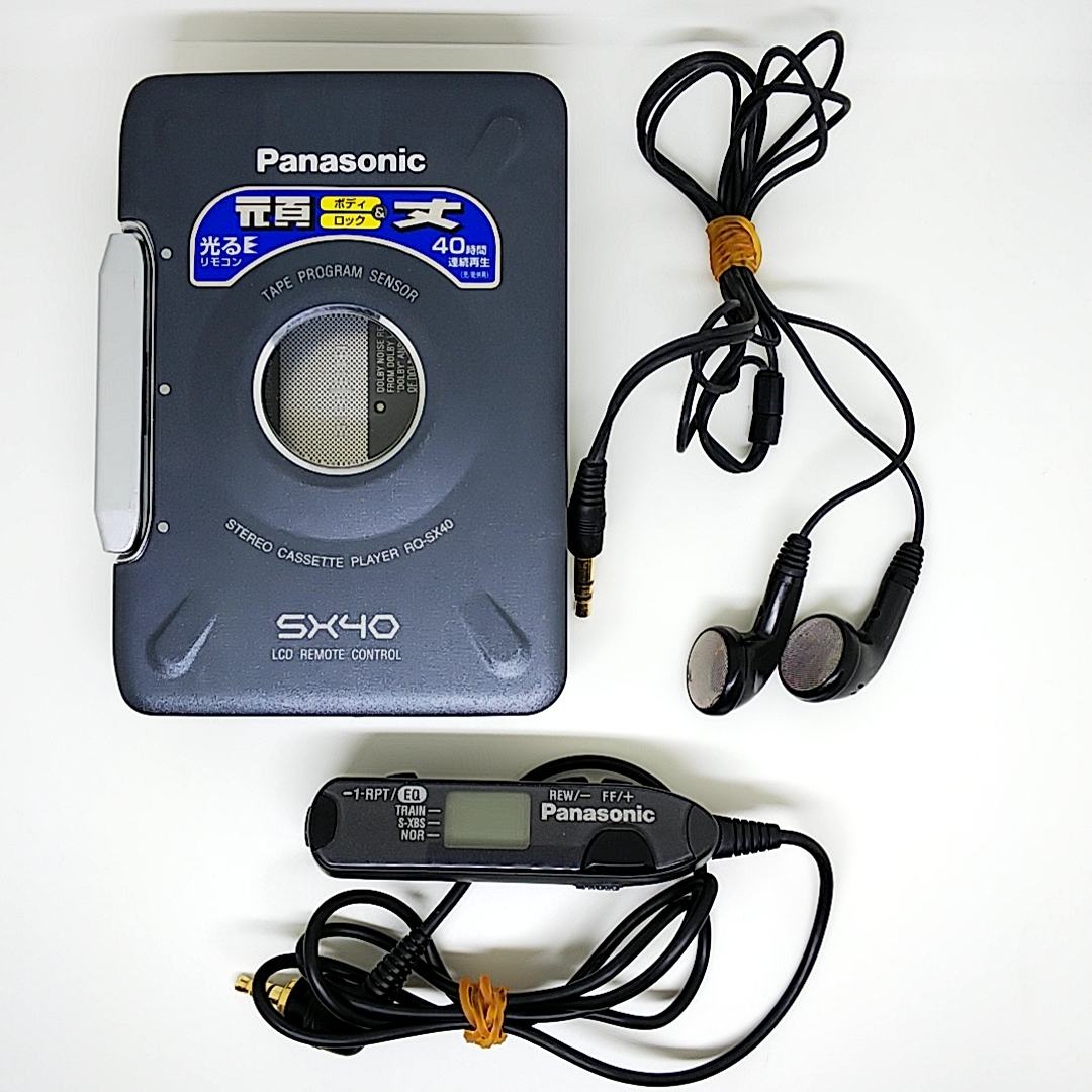 最終値下げRQ-SX40-A ステレオカセットプレーヤー ブルー Yahoo!オークション - 送料無料 ジャンク Panasonic RQ-SX40