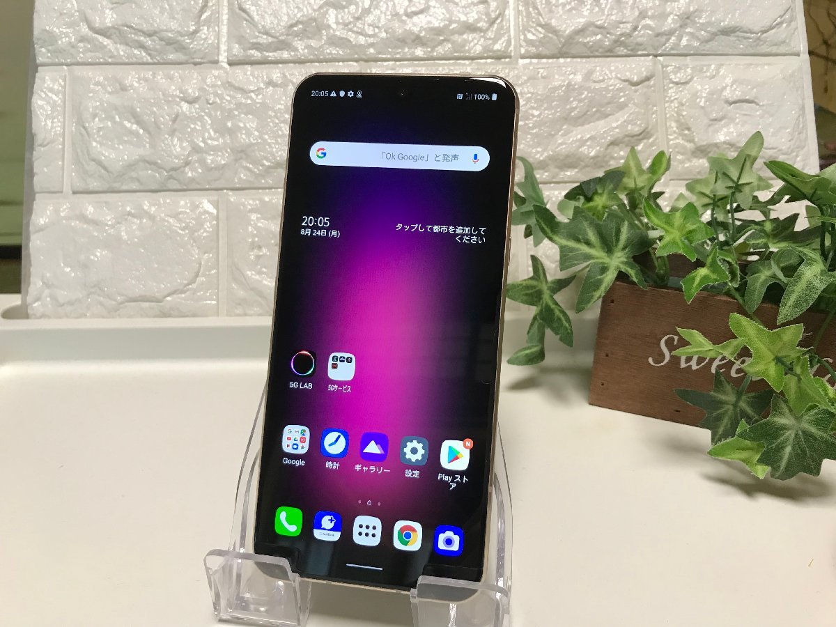スマホ祭☆ 美品 Softbank A001LG LG Electronics LG V60 ThinQ 5G ...