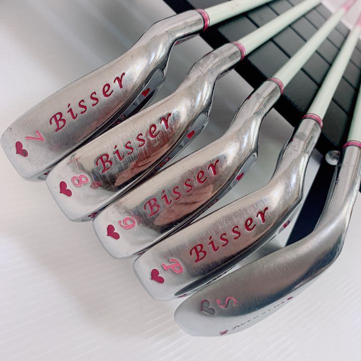 特価商品】Bisser(ヴィゼ) レディース ゴルフセット 計9本 L 特価商品】Bisser(ヴィゼ) レディース ゴルフセット 計9本 L