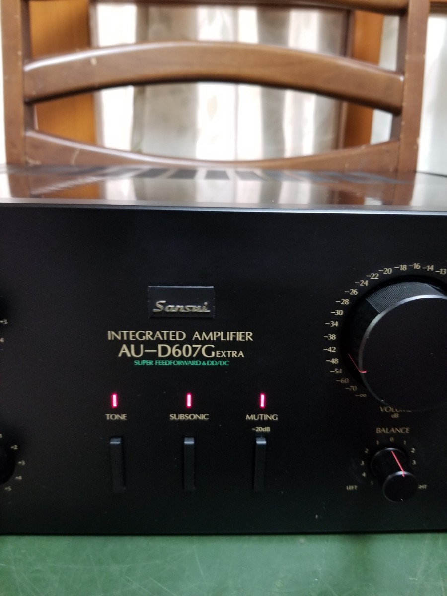 フルレストア整備済完動超美品!山水プリメインアンプAU-D607G EXTRA