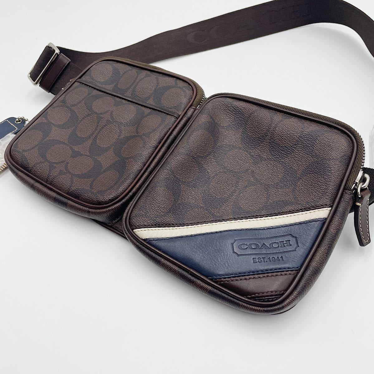 ホットセール 未使用 COACH コーチ シグネチャー ショルダーバッグ