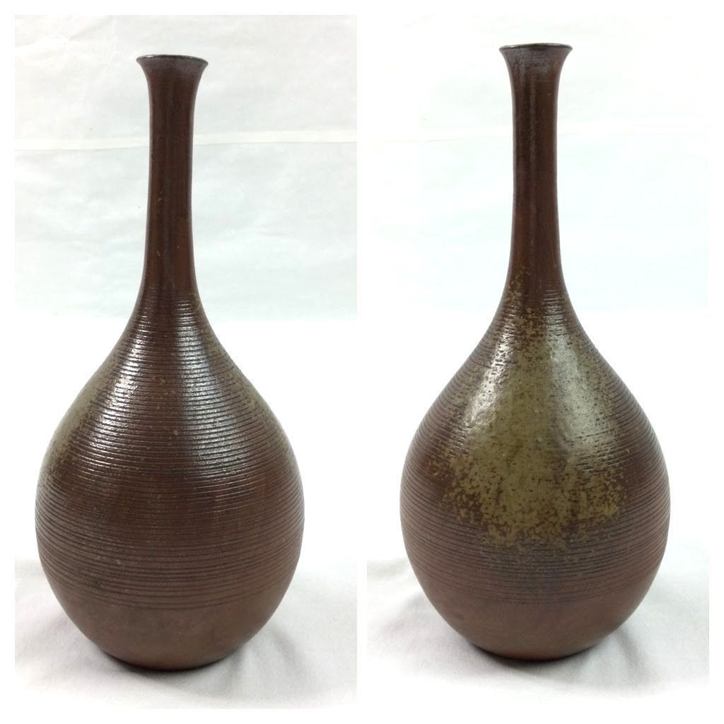 古備前 壺 壷 備前焼 骨董品 焼き締め 花器 花瓶 アンティーク 古美術-