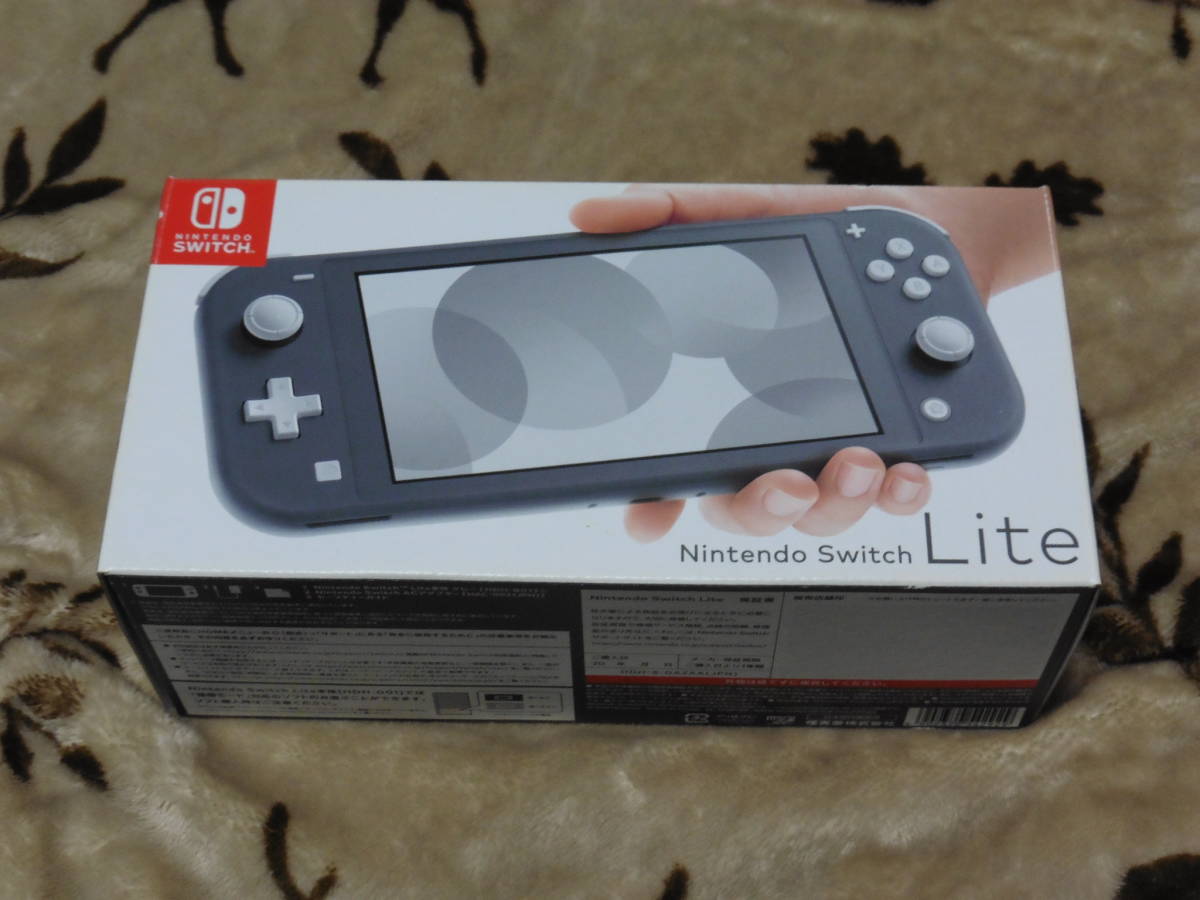美品 使用少ない】Nintendo Switch Lite グレー ☆ 付属品 未使用
