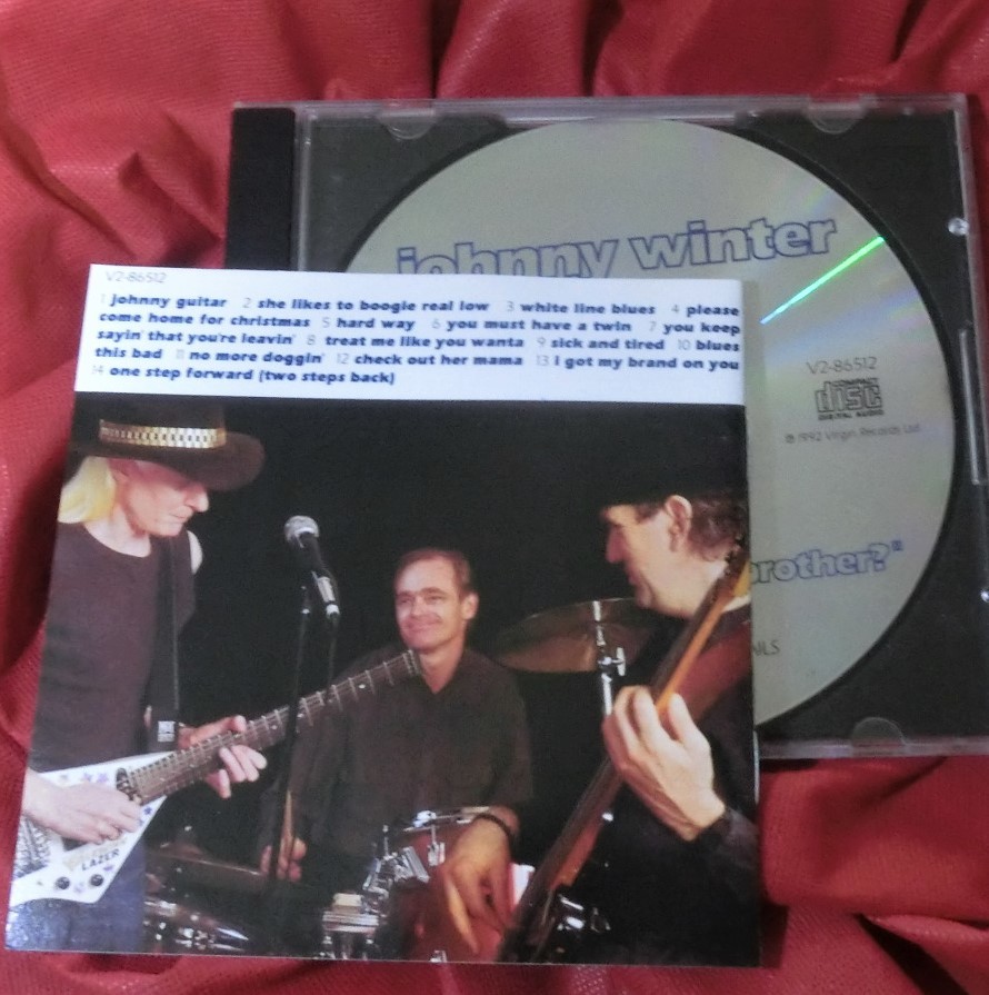 廃盤 JOHNNY WINTER - HEY, WHERE'S YOUR BROTHER? 1992/USA 1992年オリジナル盤_画像2