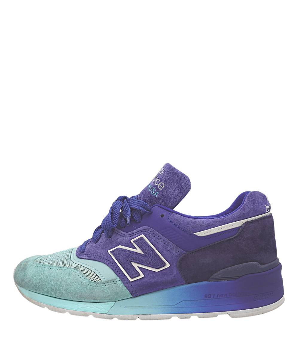 New Balance ニューバランス　M997NSB スニーカ メンズ 28.5 水色×ブルー made in USA　正規品　中古品