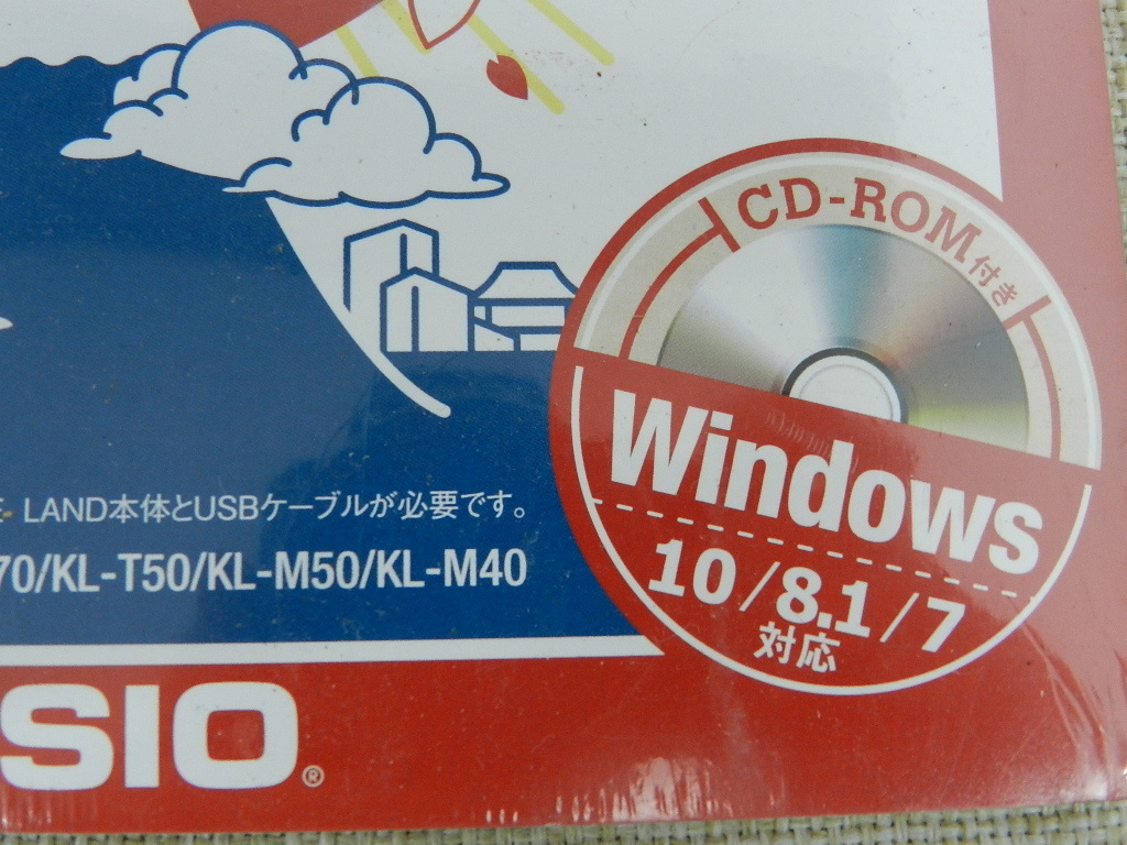 雅虎代拍 -- ネームランド 多言語ラベル作成ソフト CD-ROM 未開封品 CASIO 在庫処分