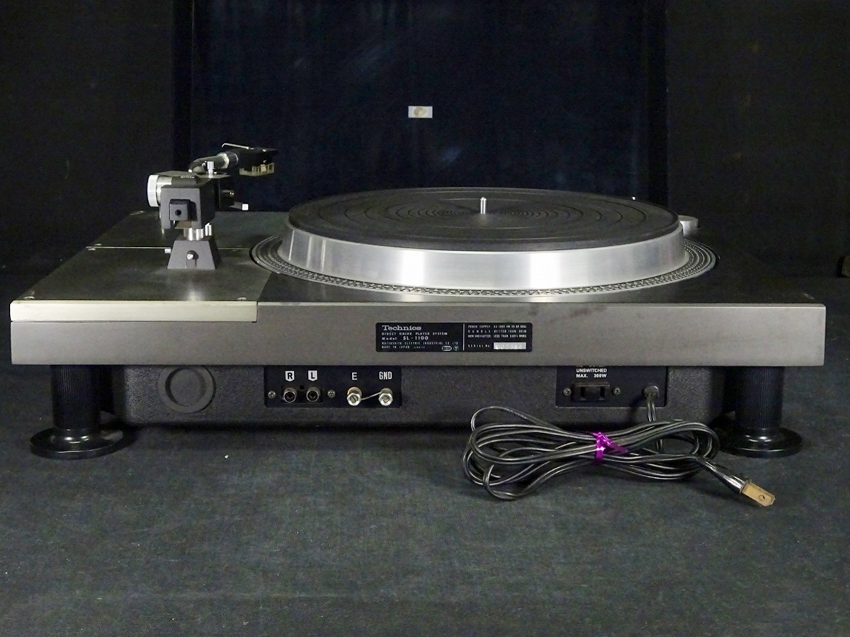 12□ Technics テクニクス SL-1100 ターンテーブル レコードプレーヤー