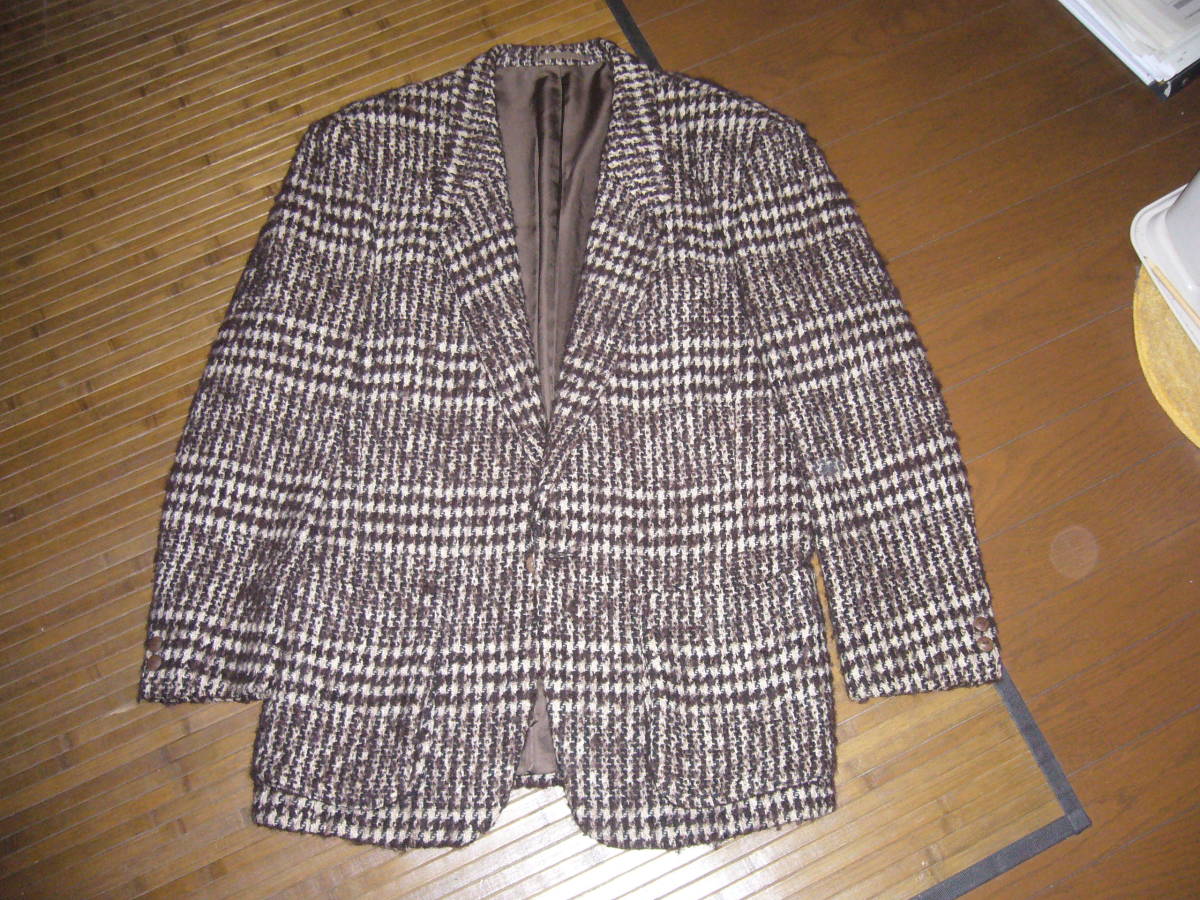 あなたにおすすめの商品 824♂:美品 ISSEY MIYAKE イッセイミヤケメン ウール 厚手 デザインジャケット size.M 色.茶チェック テーラードジャケット MEN その他