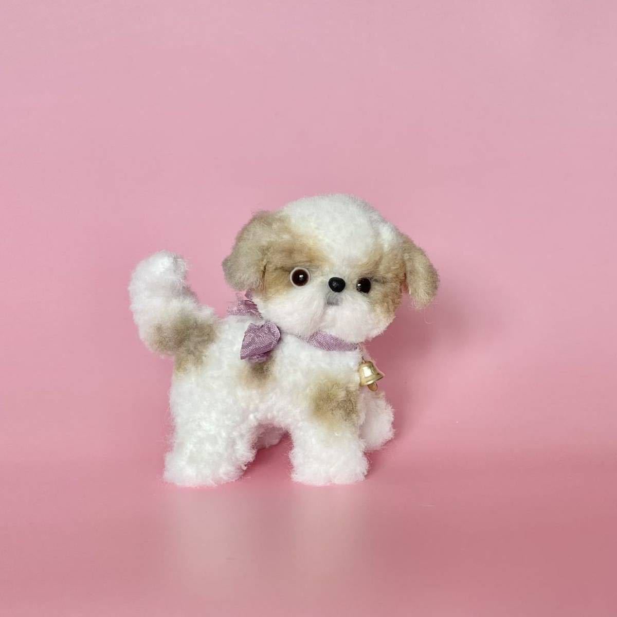 luffysilverm ①ちびシーズー ぬいぐるみ ハンドメイド テディベア luffysilverm ①ちびシーズー ぬいぐるみ ハンドメイド テディベア