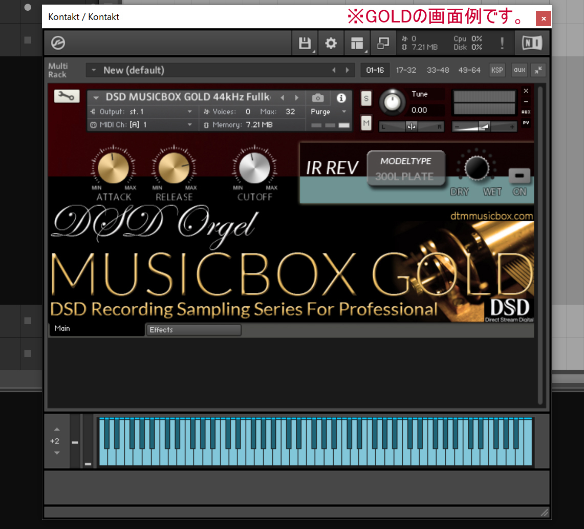 * original commodity * made in Japan music box [DIAMOND/ diamond ]DTM for KONTAKT sound source music box sound source MUSICBOX download DSD recording high-res 