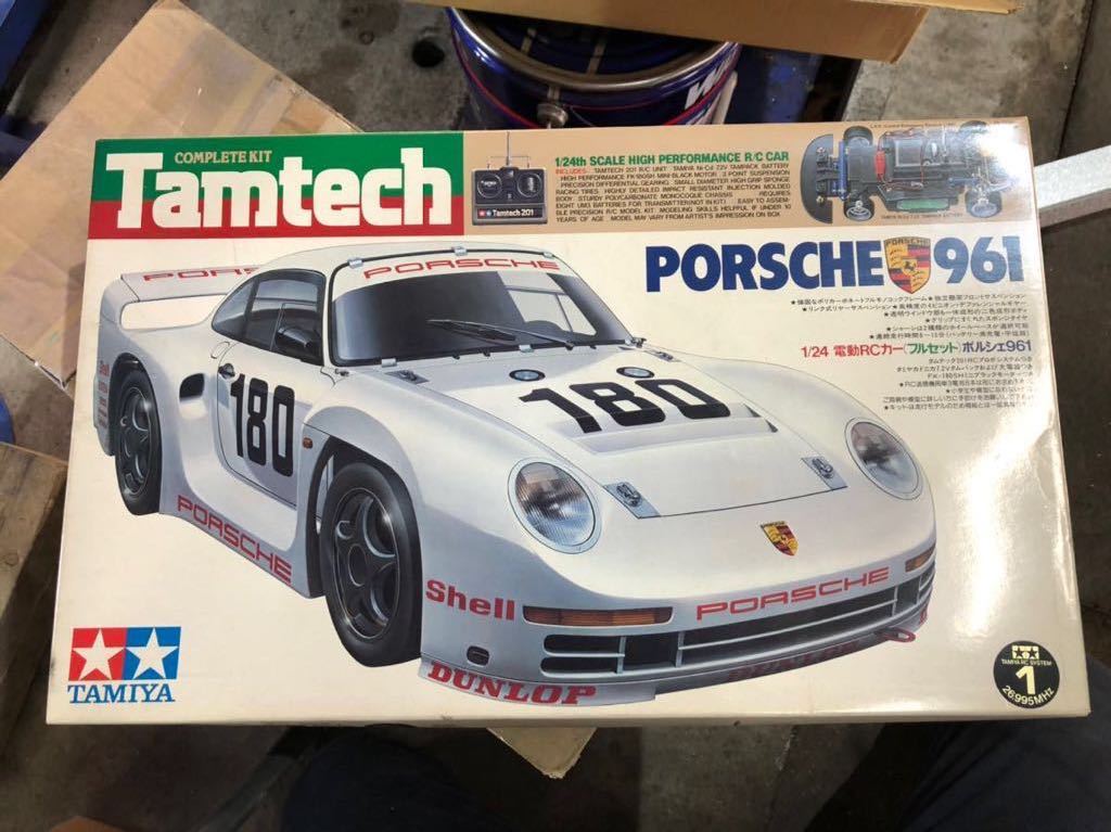 希少 タムテック 1/24 電動RCカー ポルシェ 961 フルセット 当時物 未