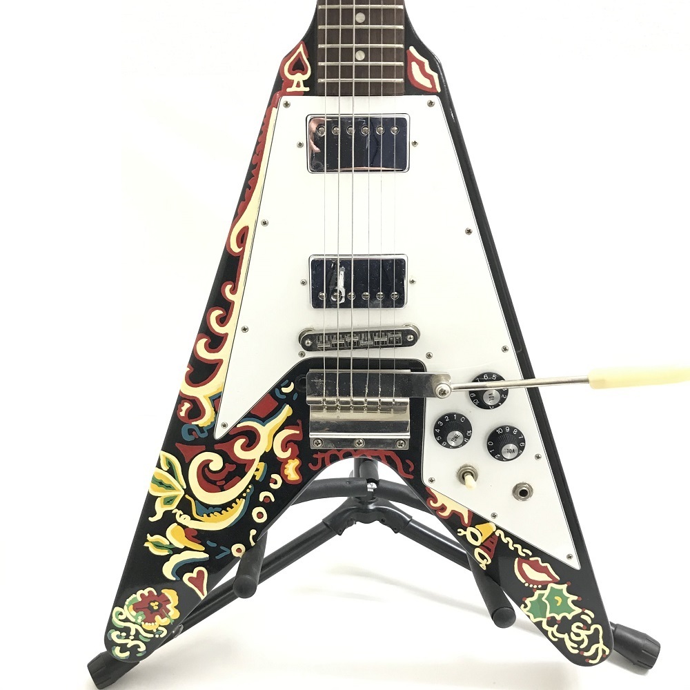 Gibson USA Flying V Jimi Hendrix Psychedelic 風 ギブソン Gibson USA Flying V Jimi Hendrix Psychedelic 風 ギブソン