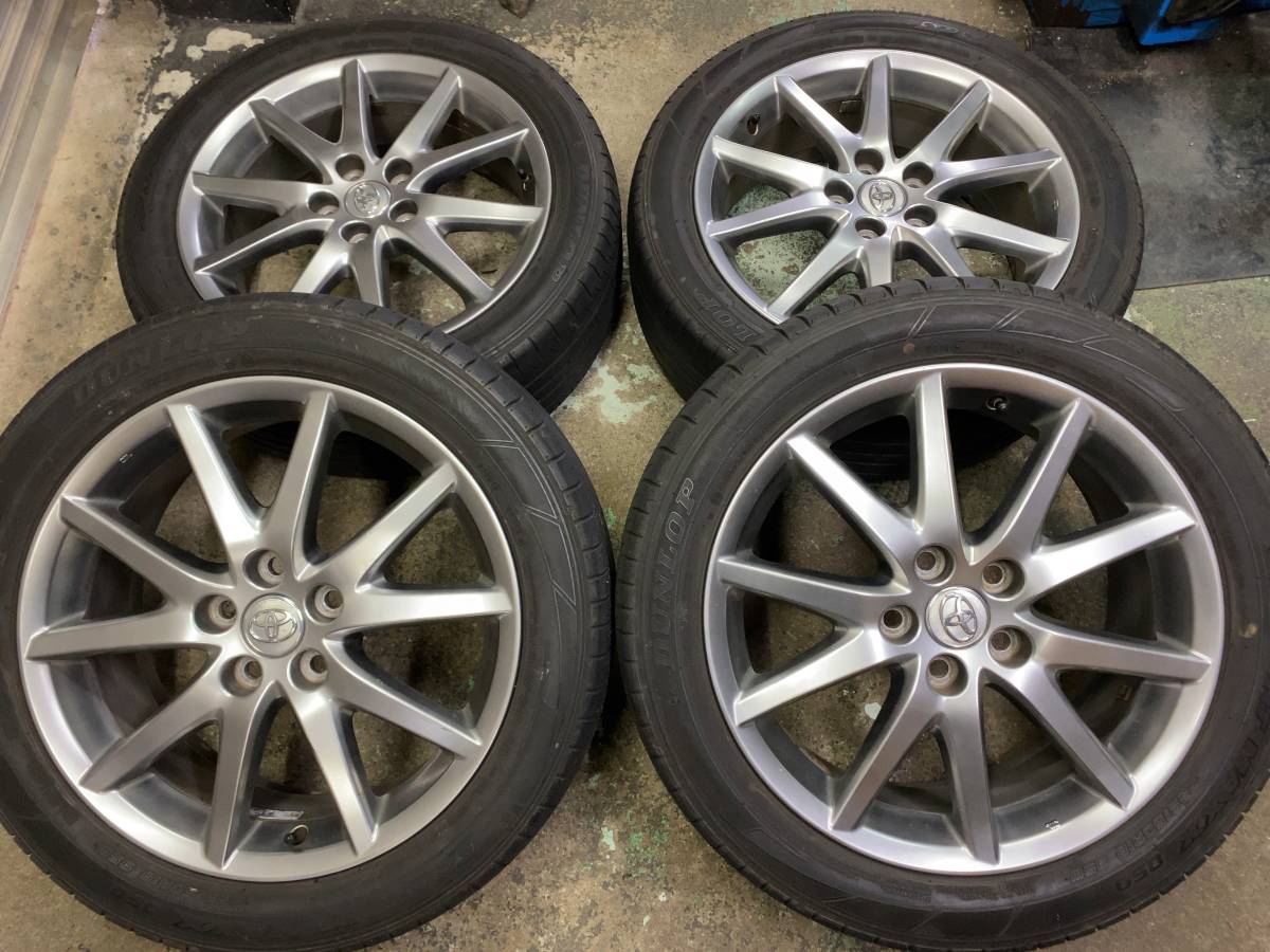 225/50R18・エスティマ50系 純正アルミホイール ハイグロスカラー