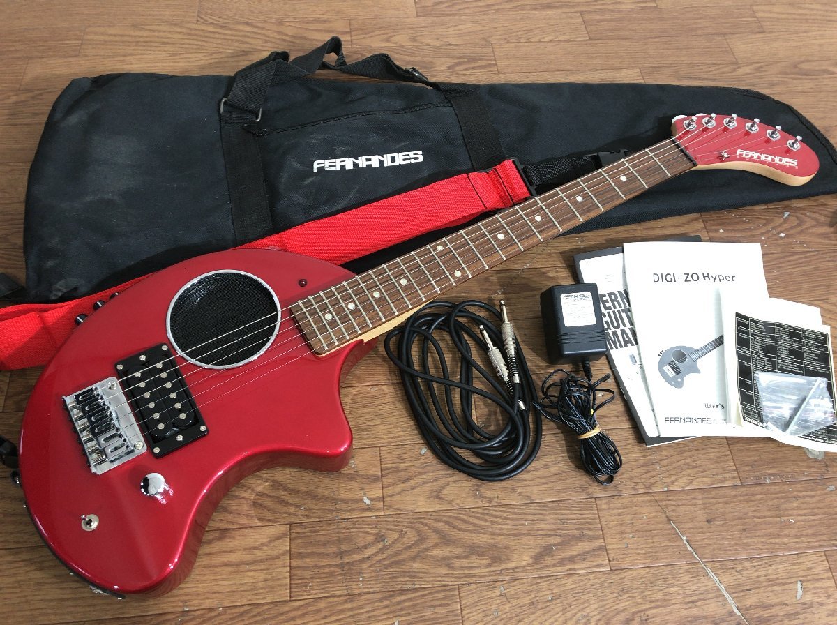 D031A003○Fernandes フェルナンデス DIGI-ZO アンプ内蔵 エレキギター
