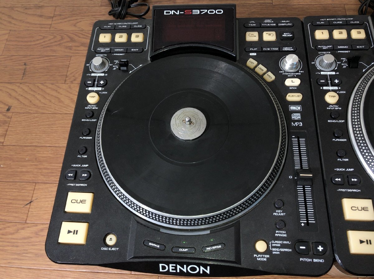 D031G020○DENON/デノン CDJ ターンテーブル DJ機器 DN-S3700 2セット