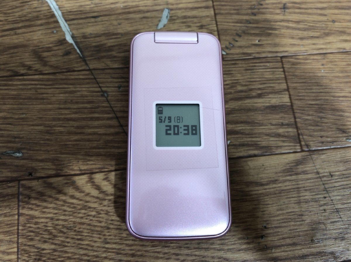 D034T434○ docomo らくらくホン F-01M ピンク 取説付属 D034T434○ docomo らくらくホン F-01M ピンク 取説付属