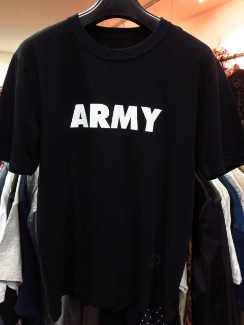 TANGTANG タンタン 19AW (TTT-728) AIN'T ARMY ロゴプリントTシャツ 新品 黒 ブラック BLACK S_画像1