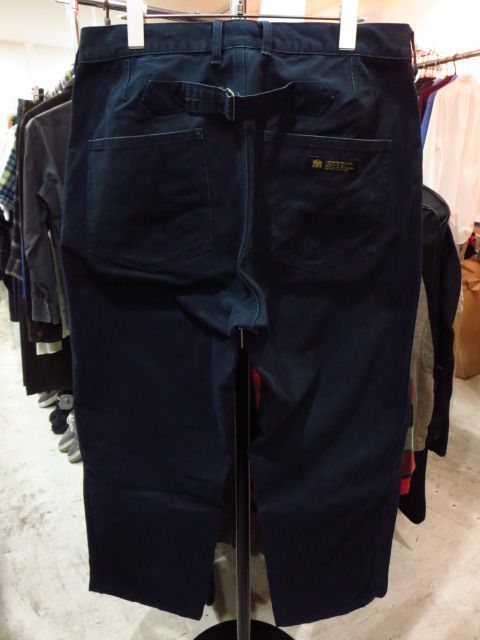 NEIGHBOR HOOD ネイバーフッド 15SS MIL-UTILITY / C-PT 製品加工シンチバック付きコットンワークパンツ 紺 ネイビー NAVY M_画像2