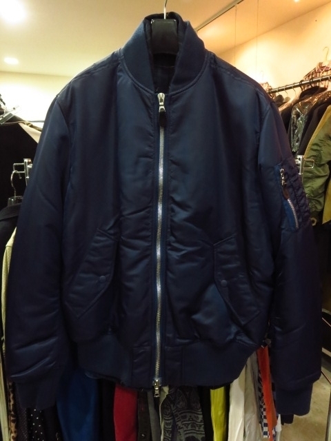 uniform experiment ユニフォームエクスペリメント 18AW (UE-189004) REVERSIBLE MA-1 リバーシブル ブレザー 紺 ネイビー NAVY 2