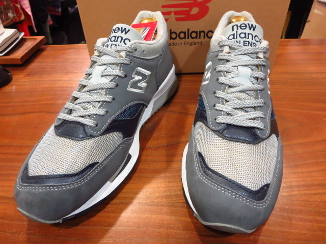 new balance ニューバランス MADE IN ENGLAND CM1500UK G レザー 切り替え スニーカー 灰 グレー GRAY US9 27cm_画像2