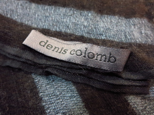 denis colomb デニスコロン CASHMERE カシミヤ 75% SILK シルク 25