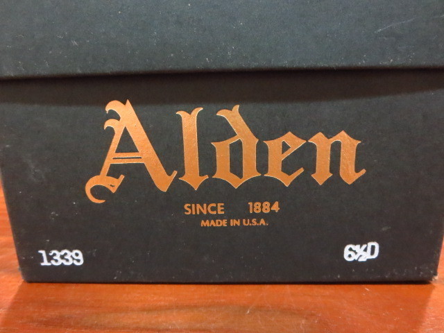 Alden オールデン SHIPS 別注 (1339) Chukka Boot Cordovan チャッカブーツ コードバン 靴 ワイン wine US6.5D 24.5cm 定価126500円_画像6