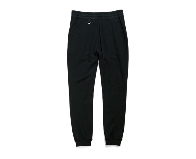 uniform experiment ユニフォームエクスペリメント 15AW (UE-156021) SWEAT PANT (RIB HEM) スウェットパンツ 黒 1_画像1