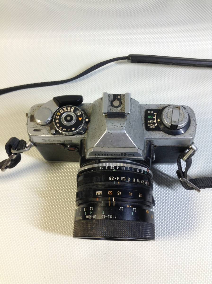 A1880☆Minolta ミノルタ XG-E 1:3.5-4.5 一眼レフ フィルムカメラ カメラ 写真【ジャンク】_画像2