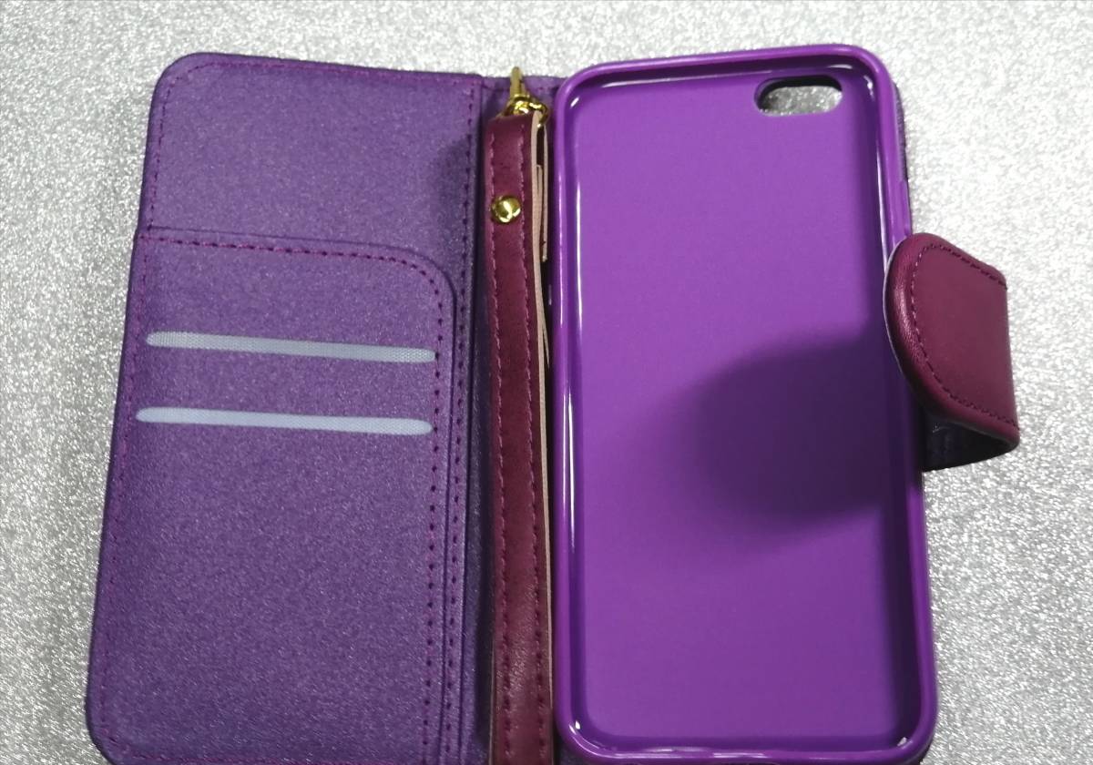 大割引 カメリア バラ 手帳型 Iphone6 6s用 ケース 紫 Pcinsurances Ie