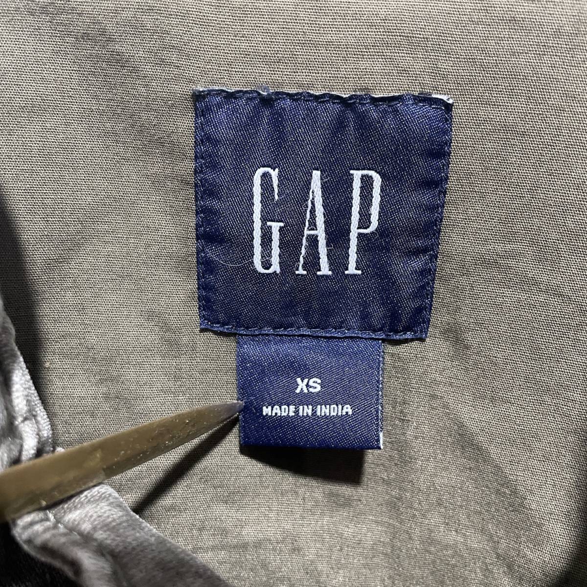 ☆送料無料☆GAP☆ギャップ☆コットンフィールドジャケット☆チンストラップ☆XS☆F21c_画像7