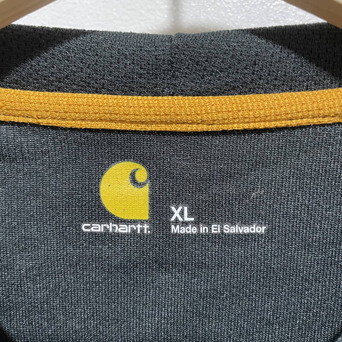 送料無料☆Carhartt☆カーハート☆ロンT☆メンズXL☆長袖Tシャツ☆インナー☆黒☆E9c_画像3