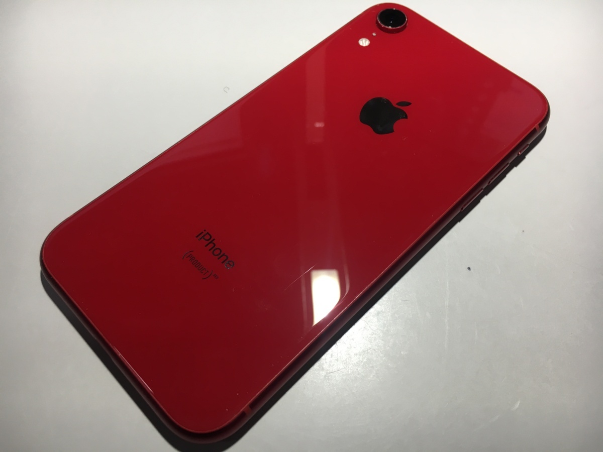 1円スタート SIMロック解除済 iPhone XR 64GB レッド PRODUCT RED 