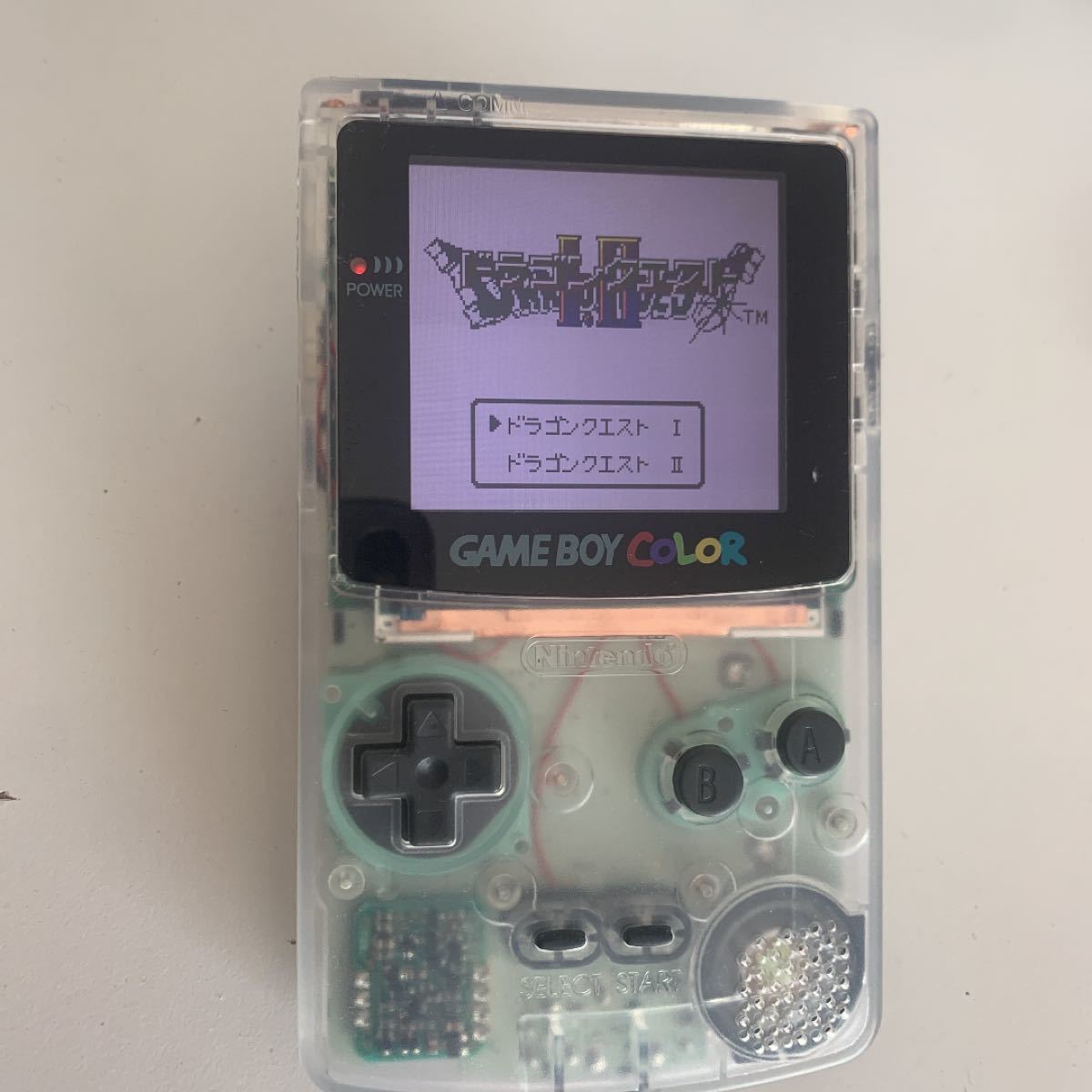 即発送可能】 ゲームボーイカラー クリアピンク バックライトips換装