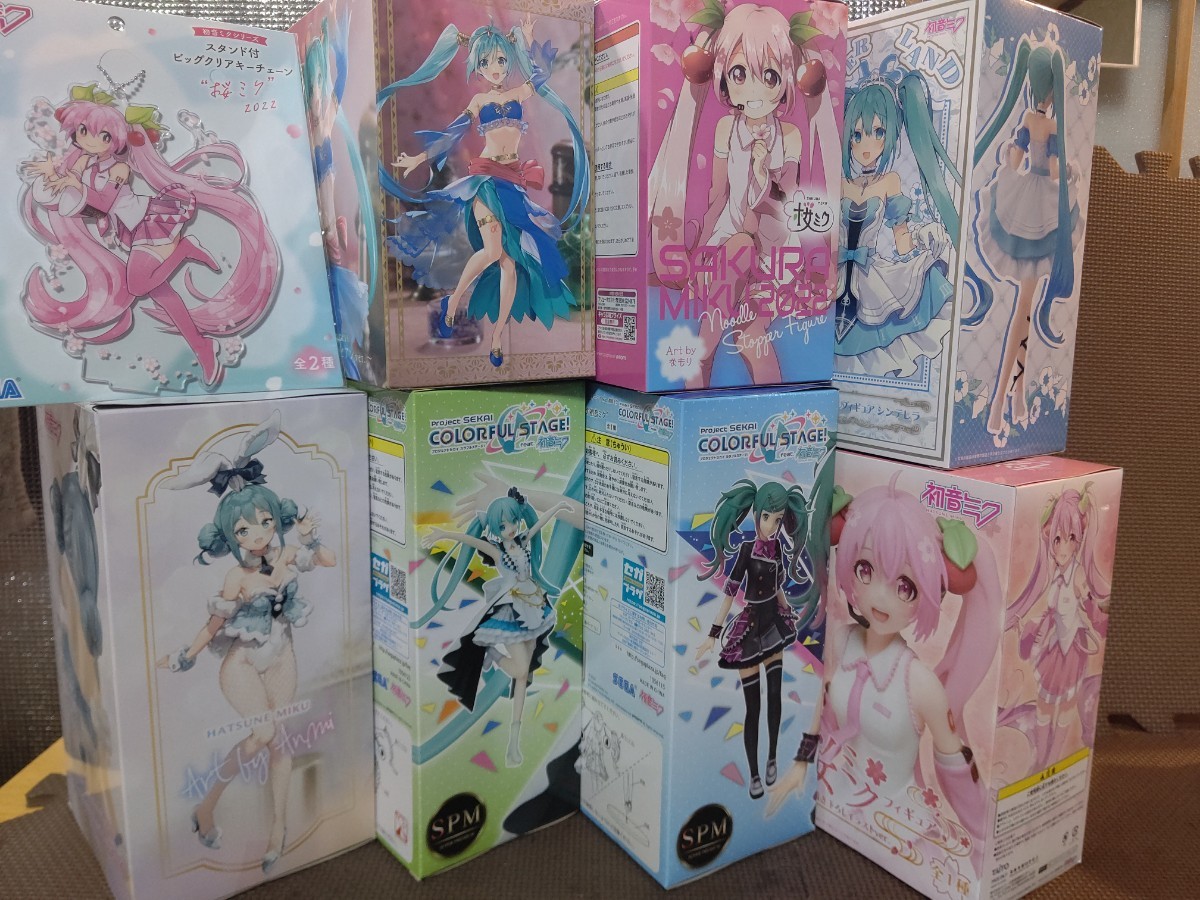 初音ミク【8点セット】/桜ミク/プライズ フィギュア/他|Yahoo 初音ミク【8点セット】/桜ミク/プライズ フィギュア/他|Yahoo