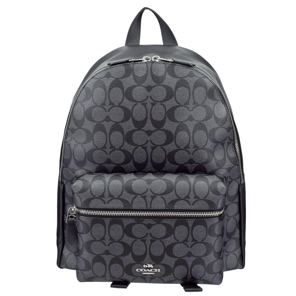 coach コーチ リュック バック ブラック スモーク 黒 シグネチャー