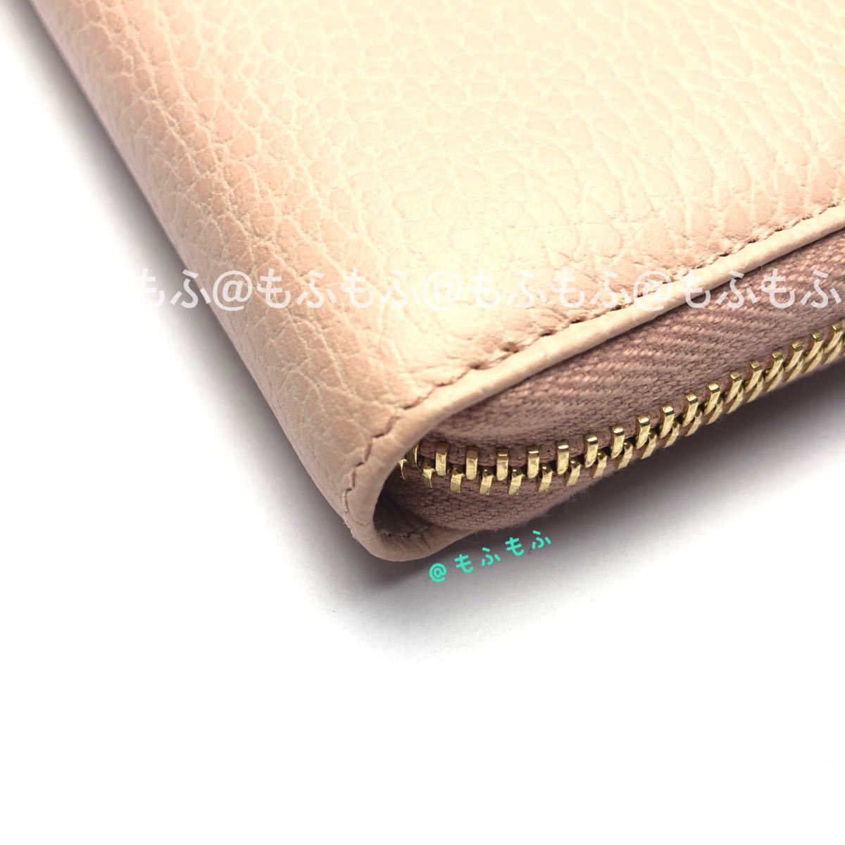 GUCCI グッチ GGマーモント ピンク ジップアラウンドウォレット
