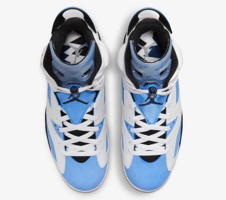 新品未使用★27.5cm US9.5★NIKE AIR JORDAN 6 UNC UNIVERSITY BLUE エア ジョーダン ユニバーシティ ブルー AJ6 NORTH CAROLINA 水色_画像2