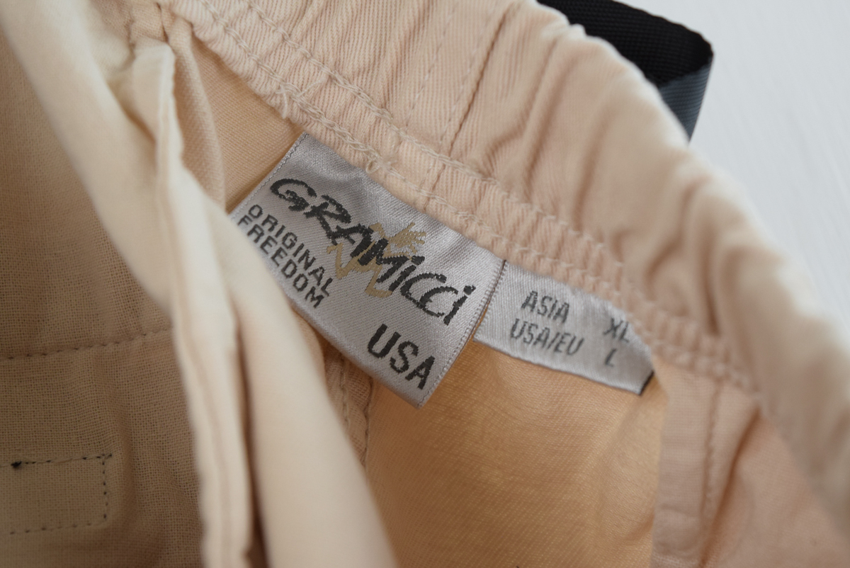 新品 GRAMICCI グラミチ G-SHORTS ジーショーツ パンツ ハーフパンツ XL 管理番号F276Q781 GREIGE_画像10
