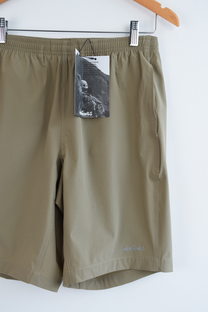 新品 WILDTHINGS ワイルドシングス BASE SHORTS WT21024AD ベース ショーツ ハーフ パンツ　S　管理番号F479Q4422 ベージュ_画像3