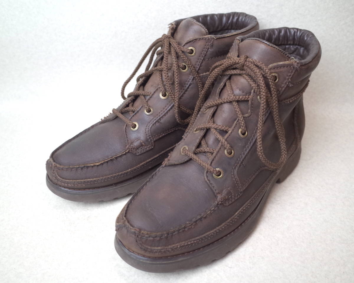 【即決価格落札で送料無料】2014■ROCKPORT/ロックポート■USA製GORE-TEX/ゴアテックス/モカシン/チャッカブーツ/27-27.5cm■_画像1