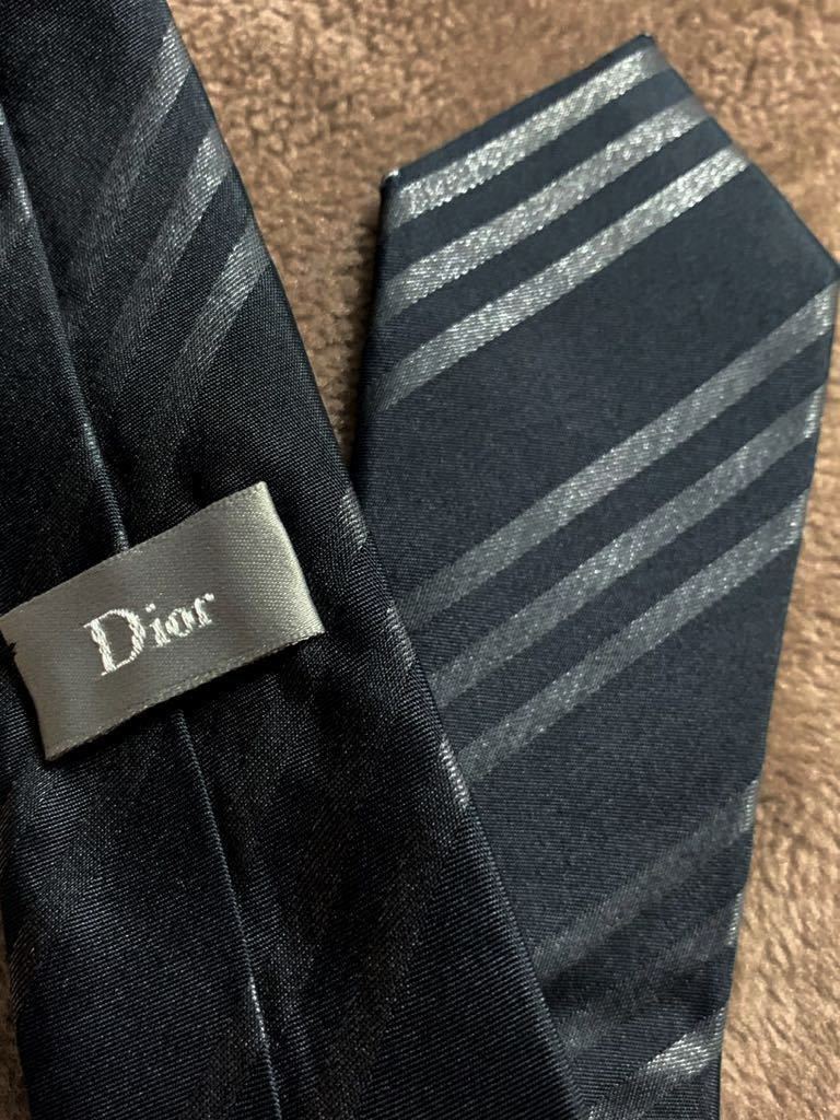 正規 Dior Homme ディオールオム ネクタイ ナロータイ 細身 スリム ストライプ エディ期(ネクタイ)｜売買されたオークション情報